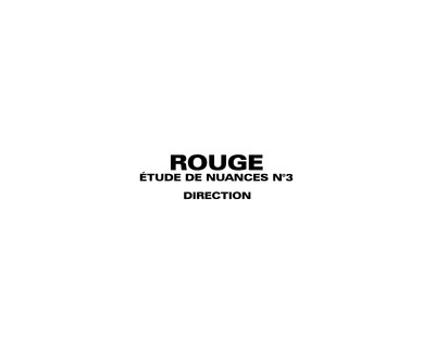 Rouge - © Lambert | Lambert